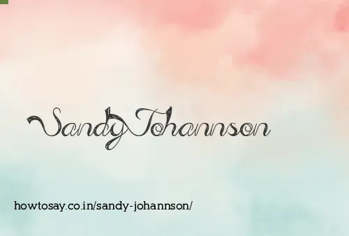 Sandy Johannson