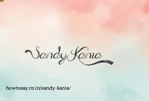 Sandy Kania