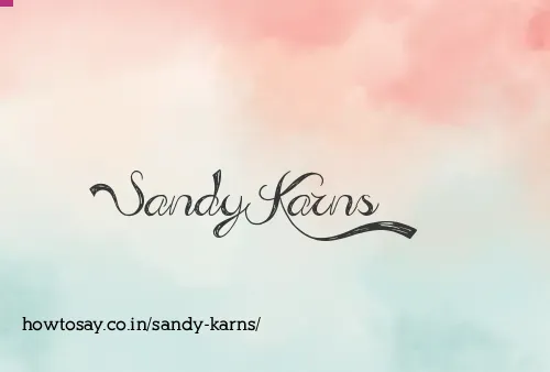 Sandy Karns