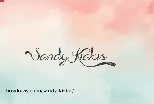 Sandy Kiakis