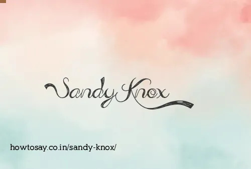 Sandy Knox