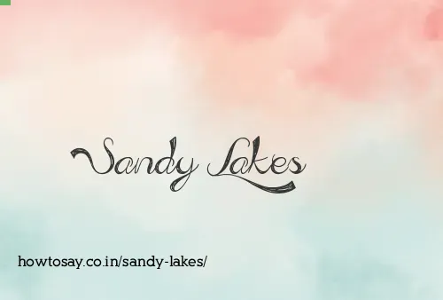 Sandy Lakes