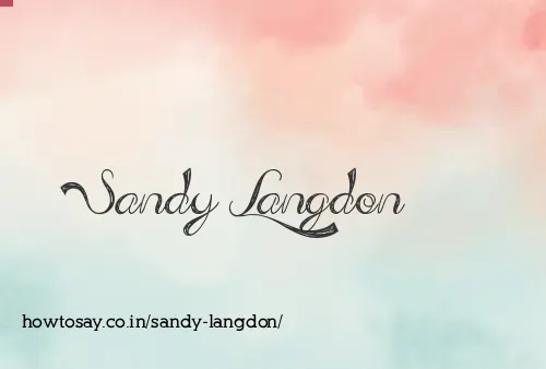 Sandy Langdon