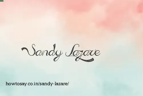 Sandy Lazare