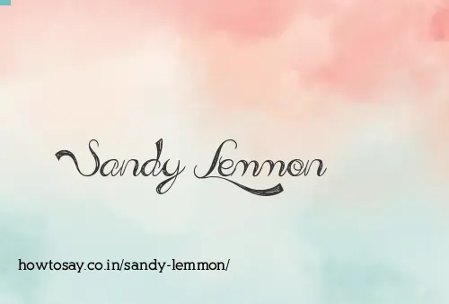 Sandy Lemmon