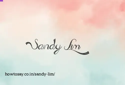 Sandy Lim