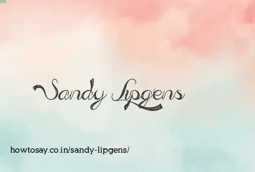 Sandy Lipgens
