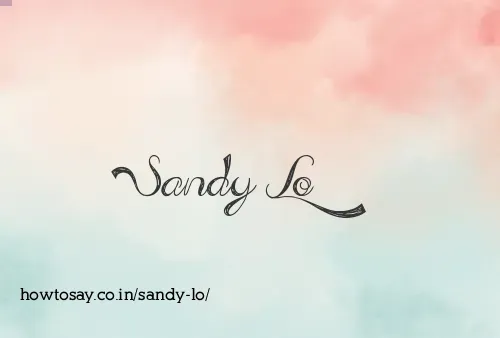 Sandy Lo