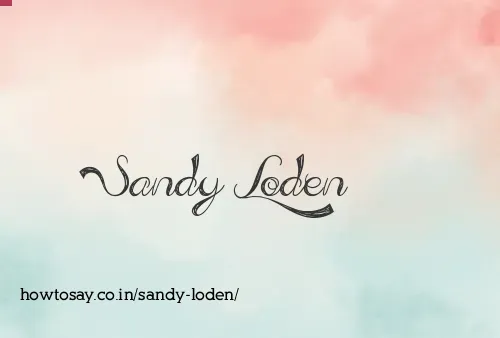 Sandy Loden