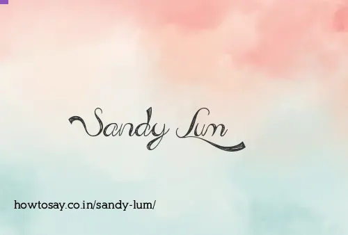 Sandy Lum
