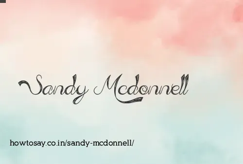 Sandy Mcdonnell