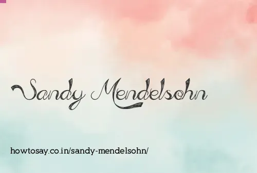Sandy Mendelsohn