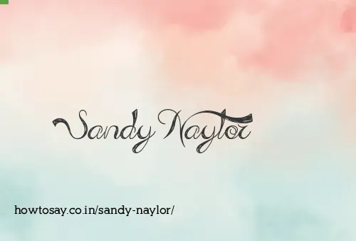 Sandy Naylor