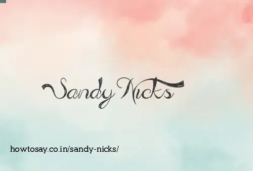 Sandy Nicks