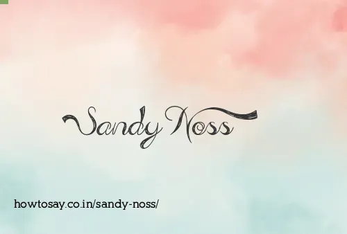 Sandy Noss
