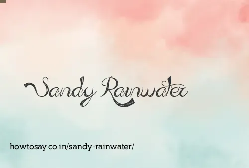 Sandy Rainwater