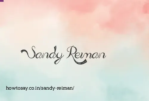 Sandy Reiman