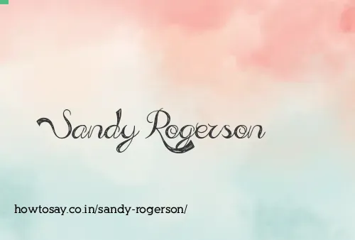 Sandy Rogerson