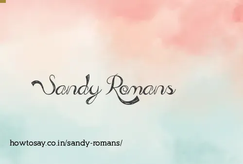 Sandy Romans