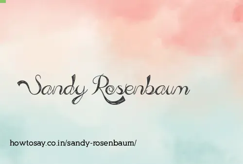 Sandy Rosenbaum