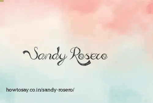 Sandy Rosero