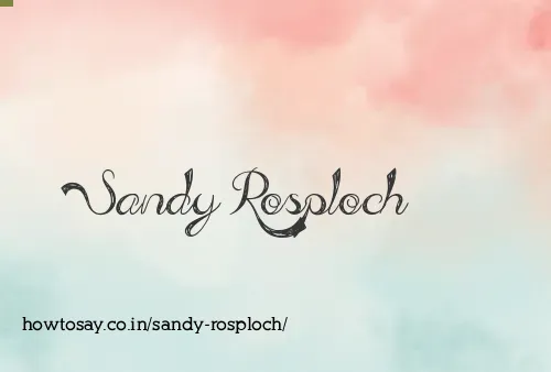 Sandy Rosploch
