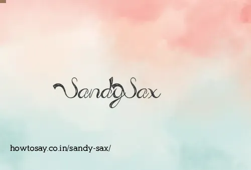 Sandy Sax
