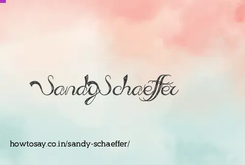 Sandy Schaeffer