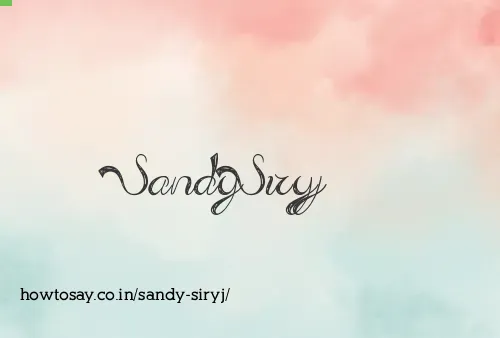 Sandy Siryj