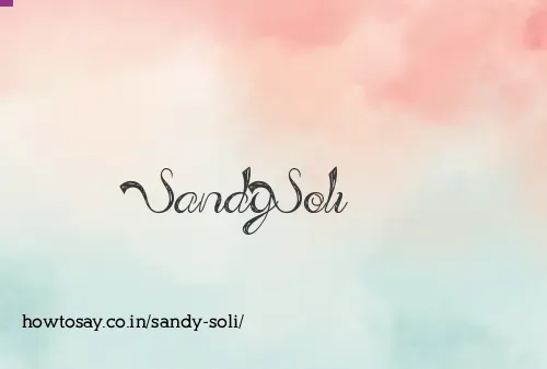 Sandy Soli