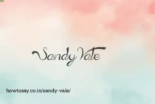 Sandy Vale