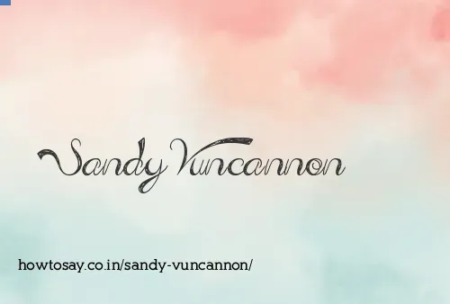 Sandy Vuncannon