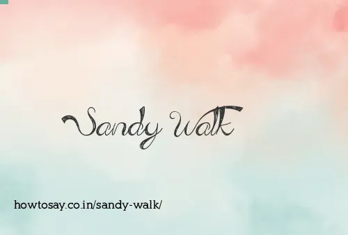 Sandy Walk