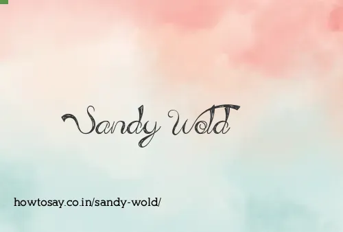 Sandy Wold