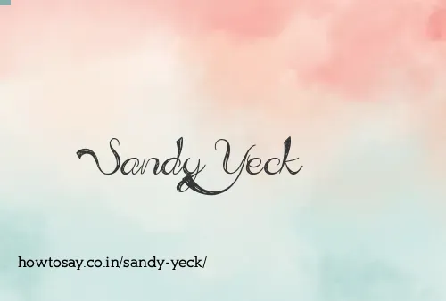Sandy Yeck