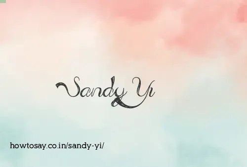 Sandy Yi