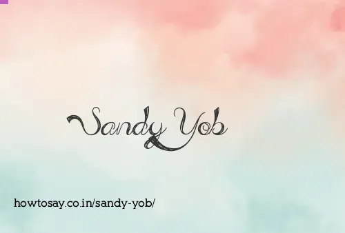 Sandy Yob