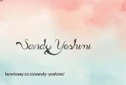 Sandy Yoshimi