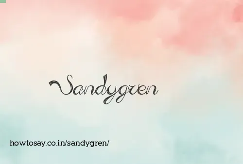 Sandygren