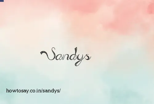 Sandys