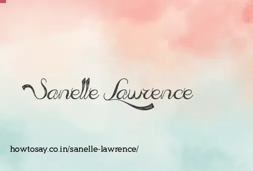 Sanelle Lawrence