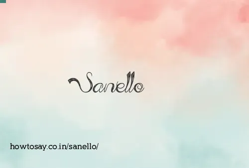 Sanello
