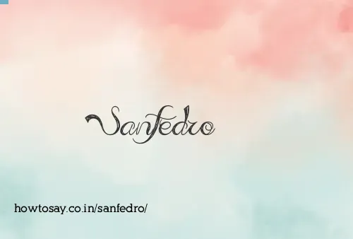 Sanfedro