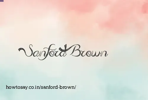 Sanford Brown