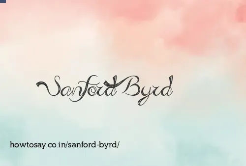 Sanford Byrd