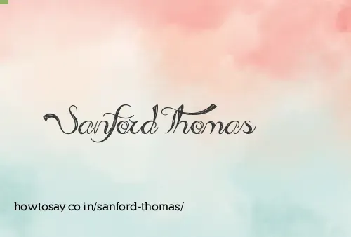 Sanford Thomas