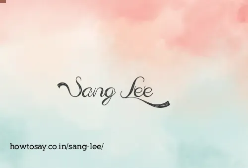 Sang Lee