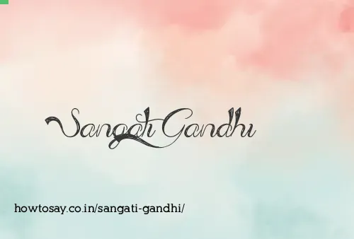 Sangati Gandhi