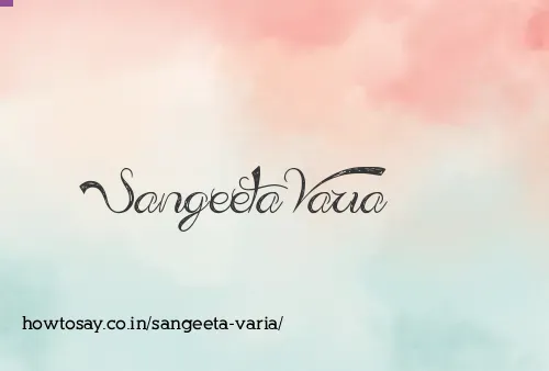 Sangeeta Varia