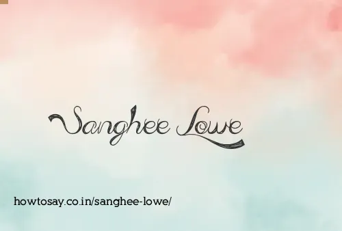 Sanghee Lowe